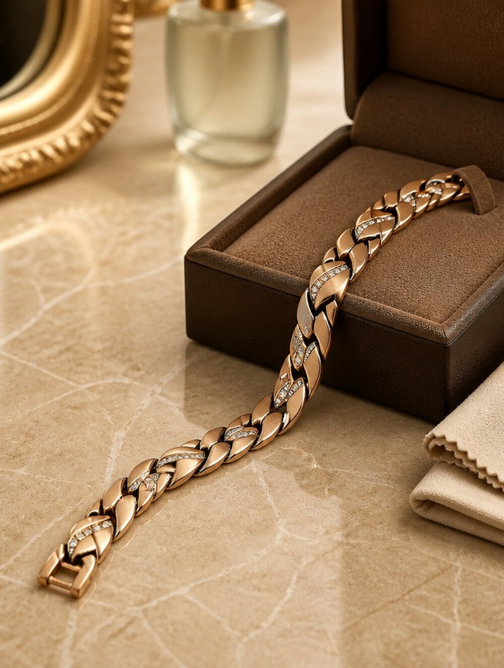 Cooper Vintage Magnet Bracelet For Women O Men